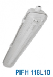 Máng đèn LED chống thấm, chống bụi PIFH118L10 - Paragon 1*10w
